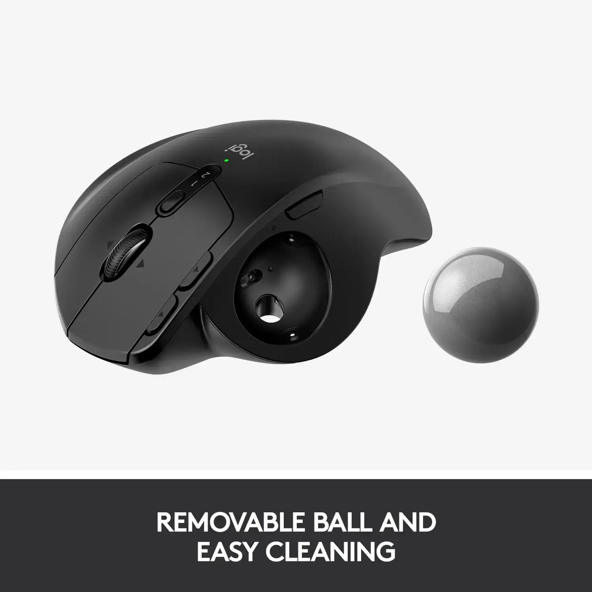Logitech MX Ergo Plus Advanced Wireless Trackball with Extra Wedge - للتقنيات الحديثة TT TAB متجر