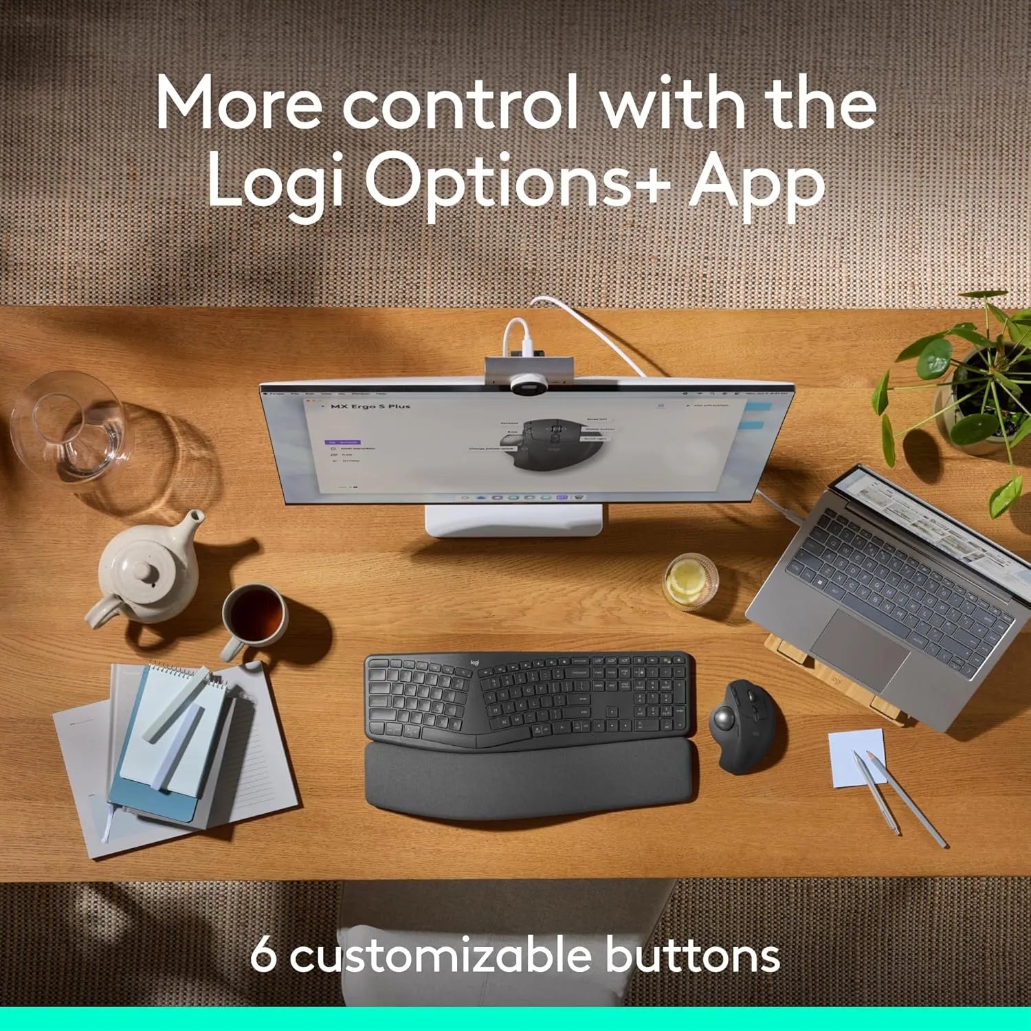 Logitech MX Ergo S Advanced Wireless and Bluetooth with Trackball