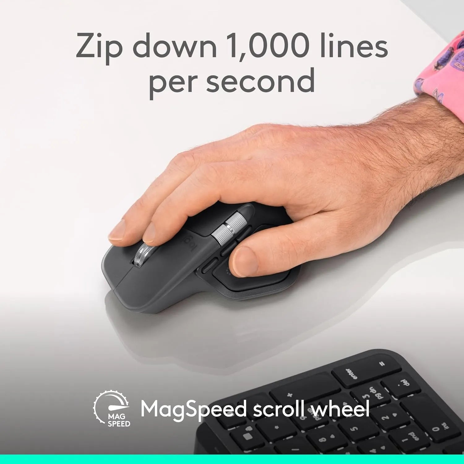 Logitech MX Master 4 for Business Wireless and Bluetooth Mouse Rechargeable - متجر TT Tab للتقنيات الحديثة