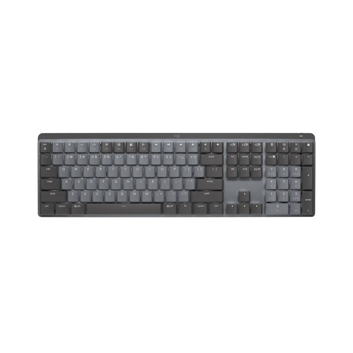 Logitech MX Mechanical Wireless and Bluetooth Keyboard Backlit Rechargeable - متجر TT Tab للتقنيات الحديثة