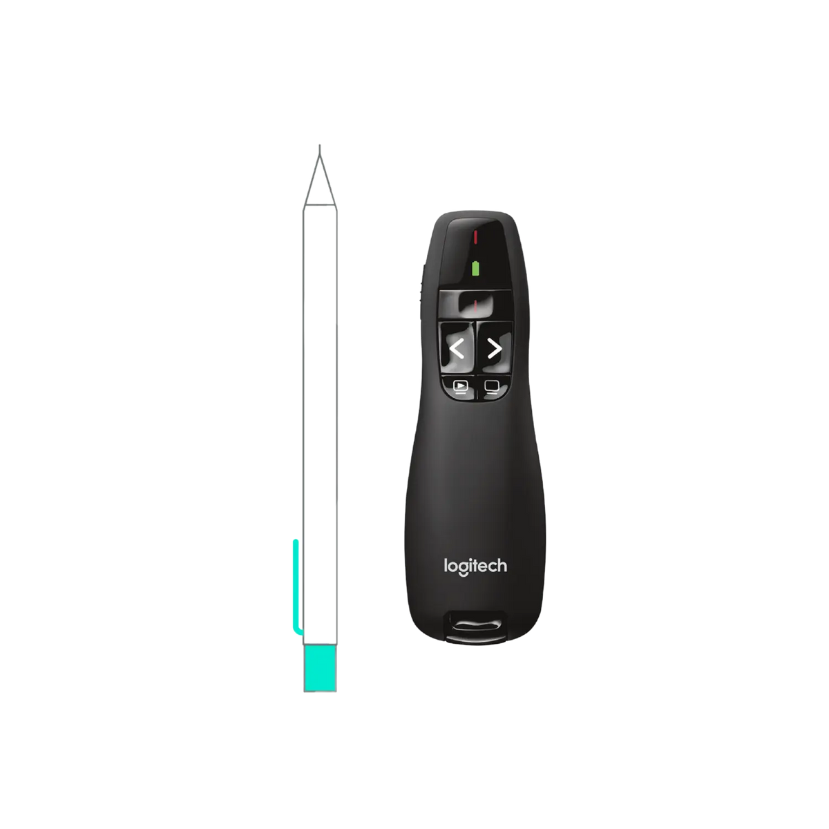 Logitech R400 Wireless Presenter Remote - للتقنيات الحديثة TT TAB متجر
