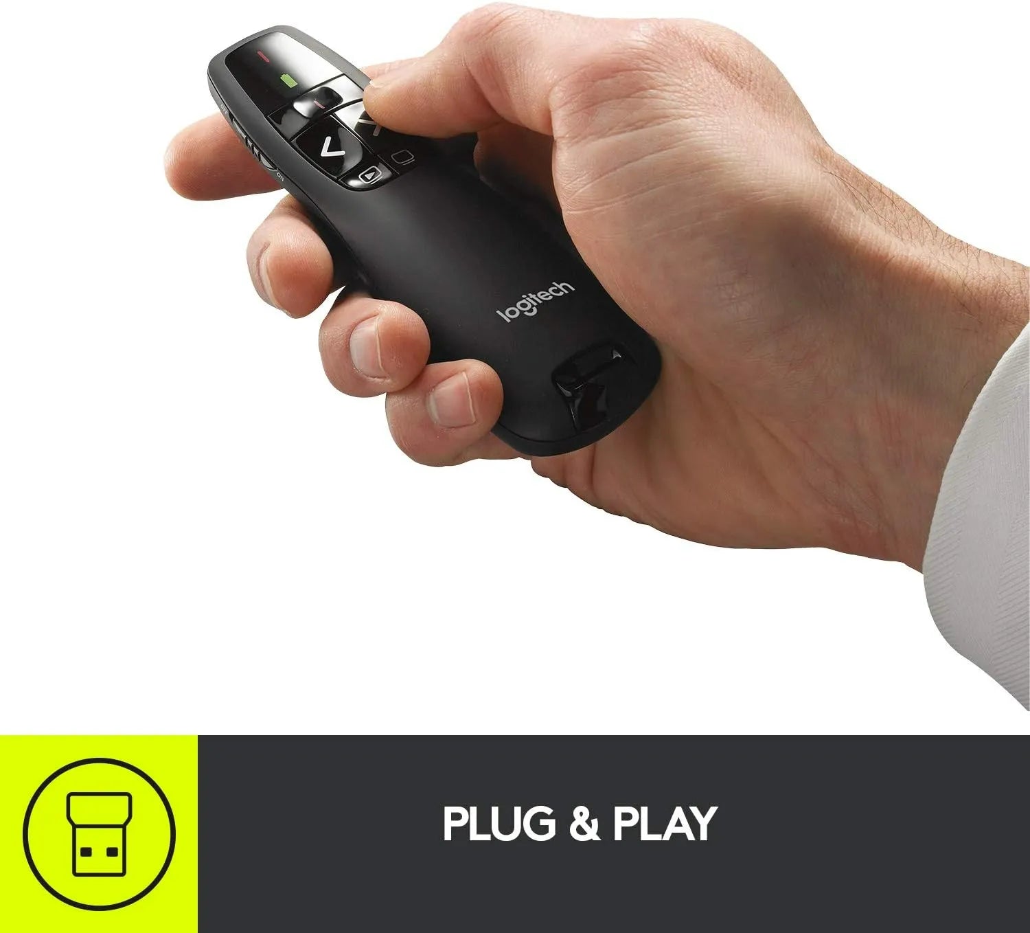 Logitech R400 Wireless Presenter Remote - للتقنيات الحديثة TT TAB متجر