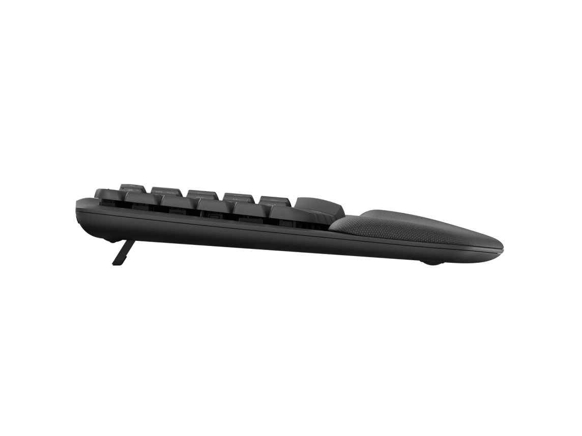 Logitech Wave Keys Wireless + Bluetooth Ergonomic Keyboard - للتقنيات الحديثة TT TAB متجر