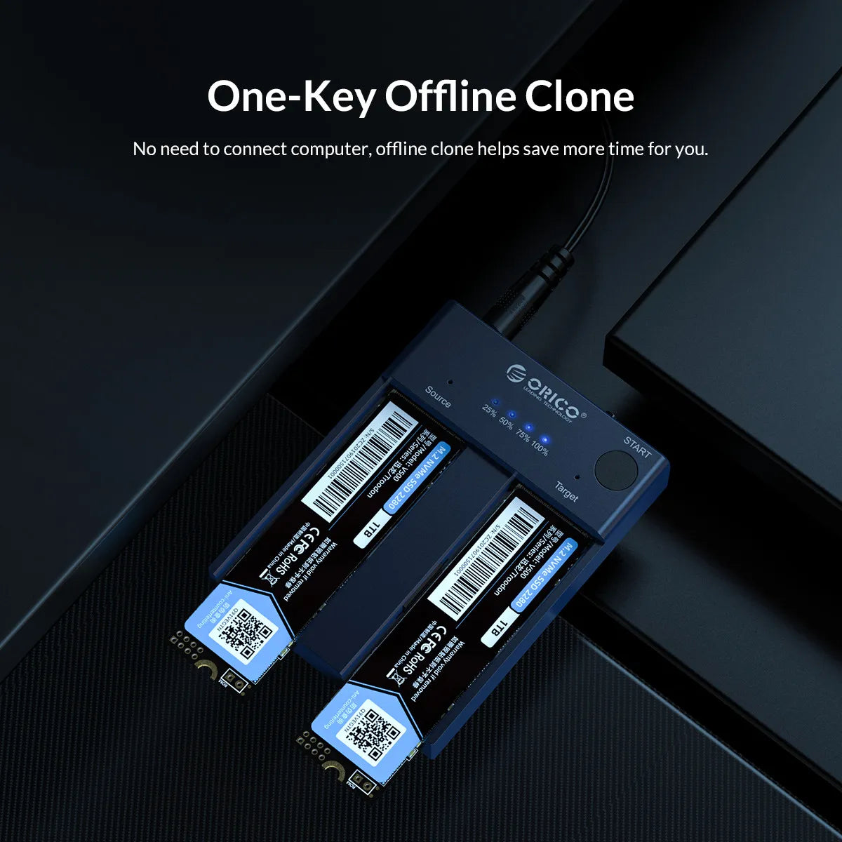 Orico M2P2-C3-C NVMe Enclosure support Clone