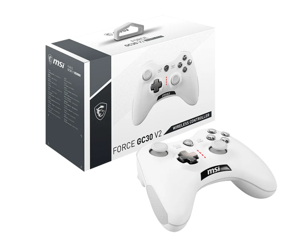 MSI FORCE GC30 V2 Wireless and USB Gaming Controller Rechargeable