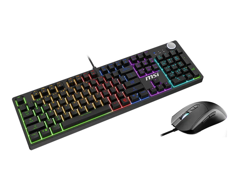 MSI FORGE GK320 Wired RGB Gaming Keyboard & Mouse Combo - متجر TT Tab للتقنيات الحديثة