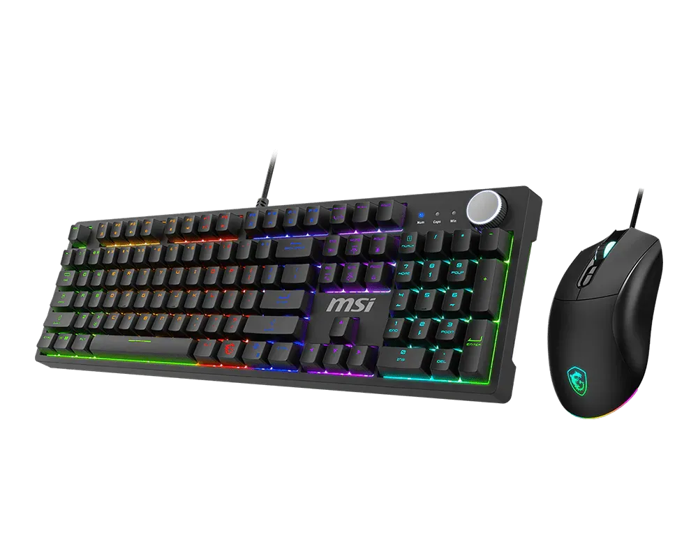 MSI FORGE GK320 Wired RGB Gaming Keyboard & Mouse Combo - متجر TT Tab للتقنيات الحديثة