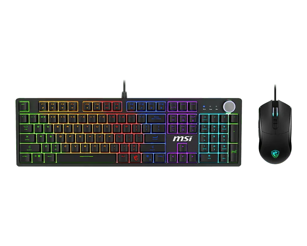 MSI FORGE GK320 Wired RGB Gaming Keyboard & Mouse Combo - متجر TT Tab للتقنيات الحديثة