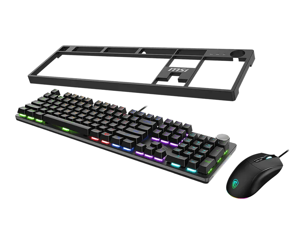 MSI FORGE GK320 Wired RGB Gaming Keyboard & Mouse Combo - متجر TT Tab للتقنيات الحديثة