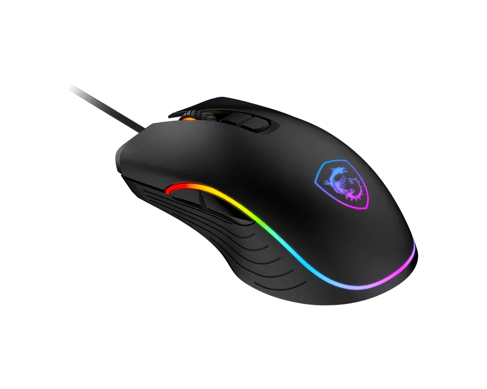 MSI FORGE GM300 Wired Gaming Mouse with Multi-effect RGB - متجر TT Tab للتقنيات الحديثة