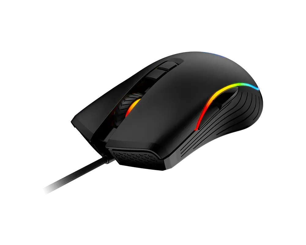 MSI FORGE GM300 Wired Gaming Mouse with Multi-effect RGB - متجر TT Tab للتقنيات الحديثة