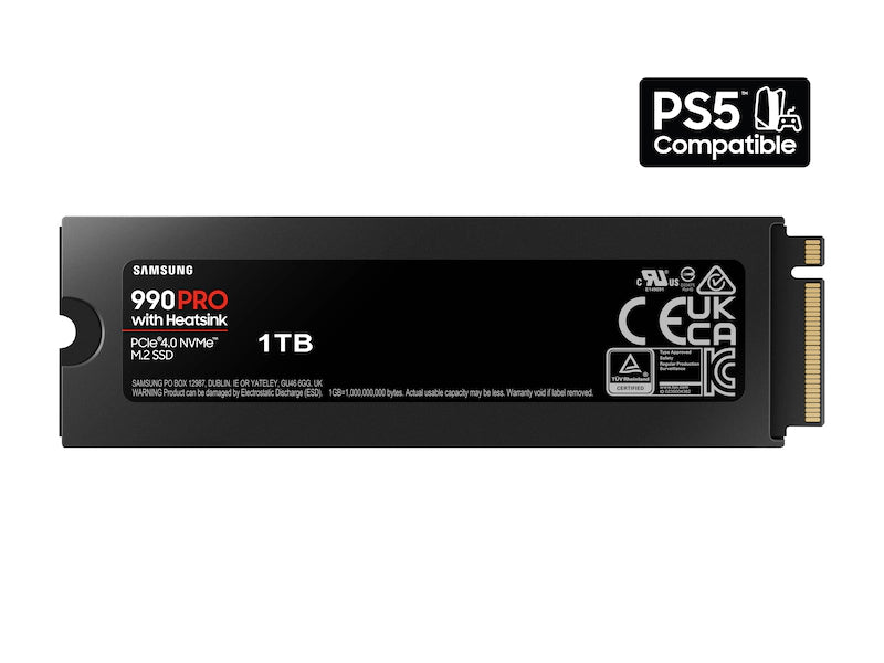 Samsung 990 Pro with Heatsink SSD NVMe Gen4 Support PS5