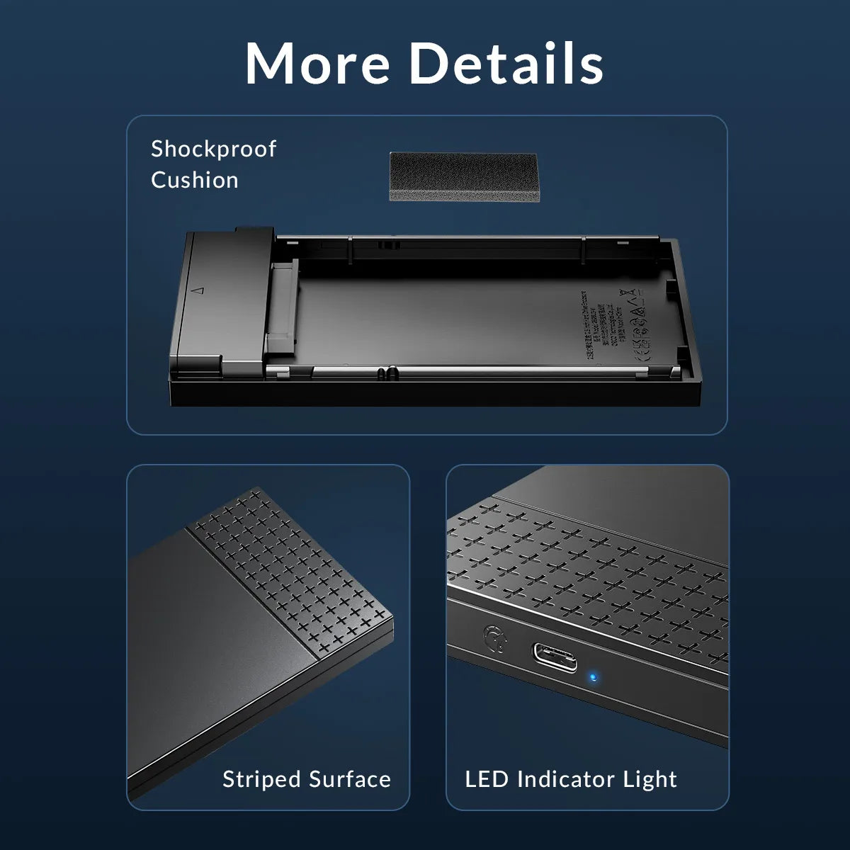 Orico 2526C3-V1 SATA 2.5 Enclosure - للتقنيات الحديثة TT TAB متجر