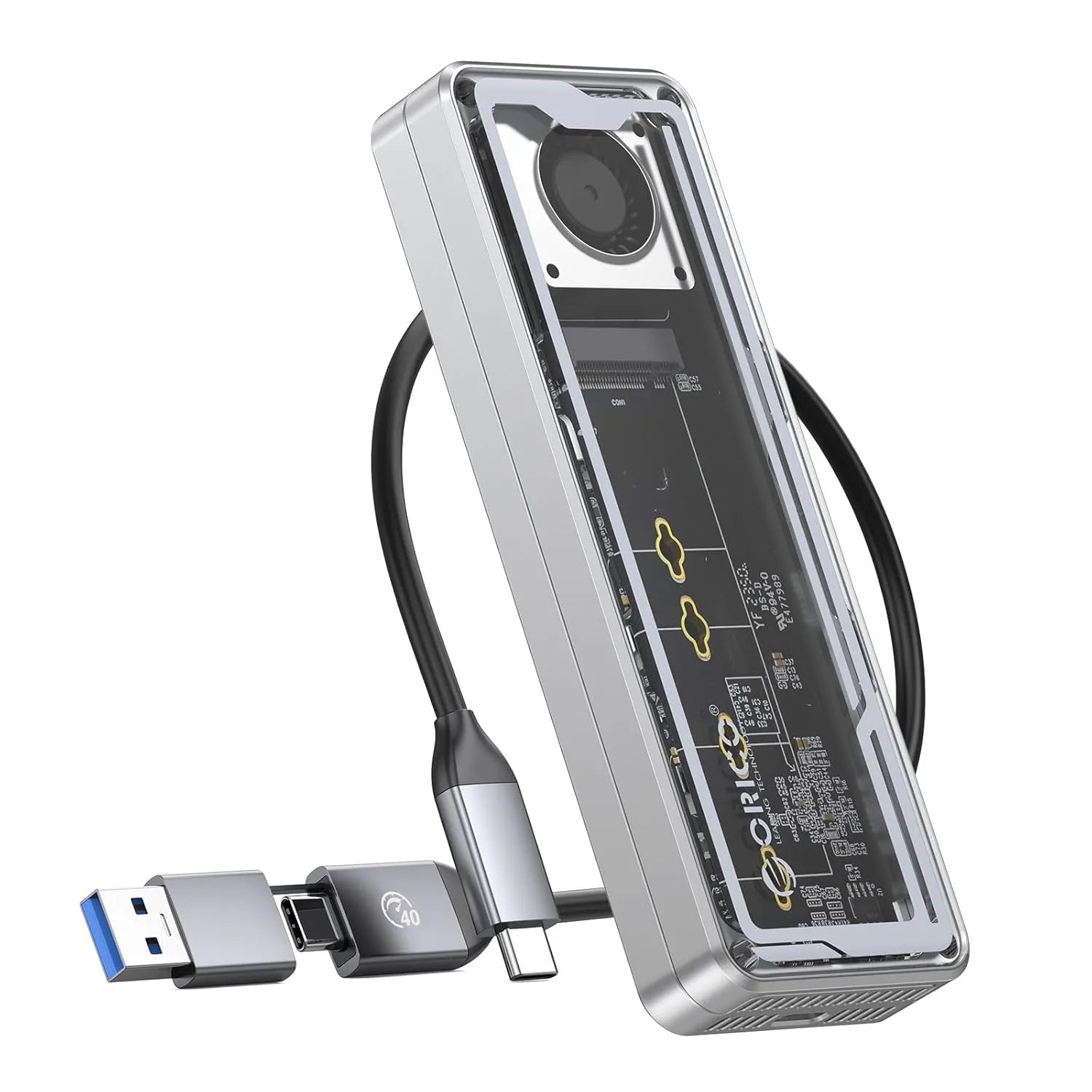 Orico AAGM2-U4 40Gpbs M.2 NVMe SSD Enclosure - متجر TT Tab للتقنيات الحديثة