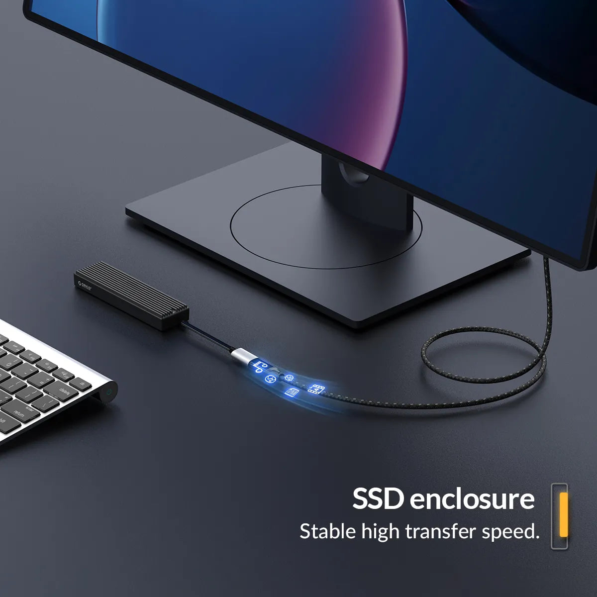 Orico CY32-10 USB-C 3.2 Gen2x2 20Gbps Extension Data Cable - متجر TT Tab للتقنيات الحديثة