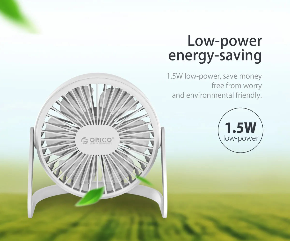 Orico FT1-2 Desktop USB Fan Suitable for Routers - متجر TT Tab للتقنيات الحديثة