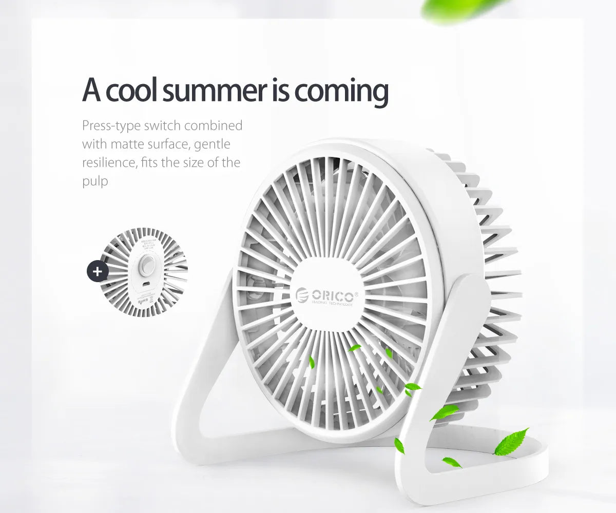 Orico FT1-2 Desktop USB Fan Suitable for Routers - متجر TT Tab للتقنيات الحديثة