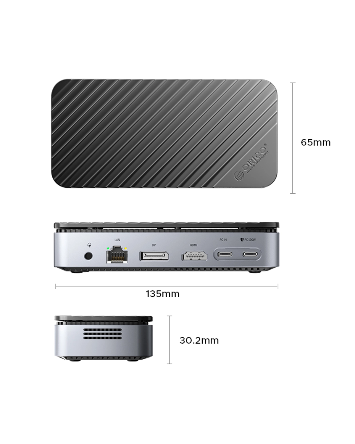 Orico M2P11 12-in-1 Docking Station Support 8K@30Hz with M.2 NVMe/SATA SSD Enclosure - متجر TT Tab للتقنيات الحديثة