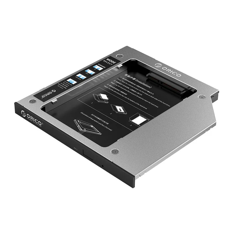 Orico M95SS Caddy 9.5mm Laptop Hard Drive Caddy for Optical Drive - للتقنيات الحديثة TT TAB متجر