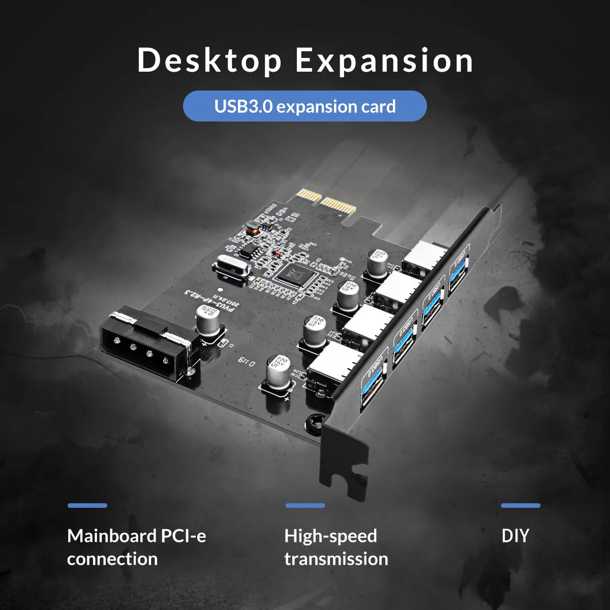 Orico PVU3-4P-V1 4 Port USB3.0 PCIe Expansion Card - للتقنيات الحديثة TT TAB متجر