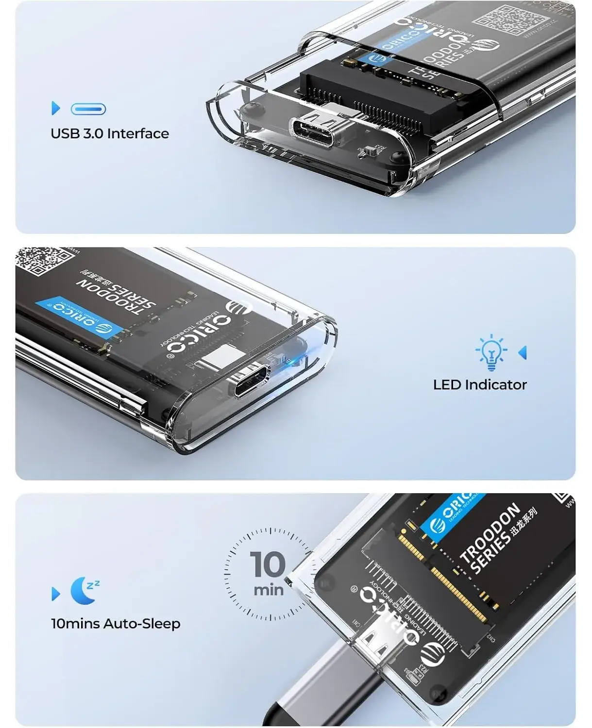 Orico TC10-MS mSATA SSD Enclosure - للتقنيات الحديثة TT TAB متجر
