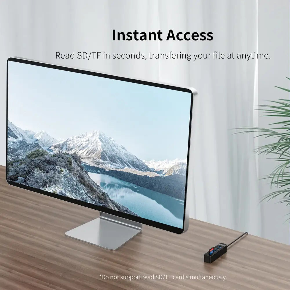 Orico TWU3-3AST 3-Port USB3.0 HUB with Card Reader - متجر TT Tab للتقنيات الحديثة