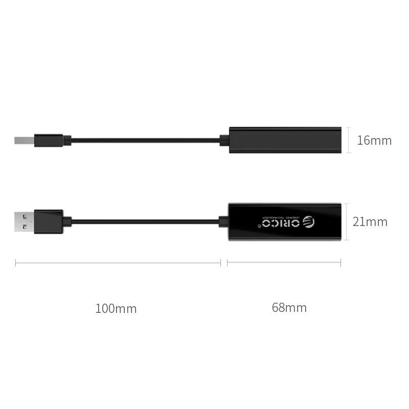 Orico UTJ-U3 USB Type-A to Ethernet Adapter 1Gb - متجر TT Tab للتقنيات الحديثة