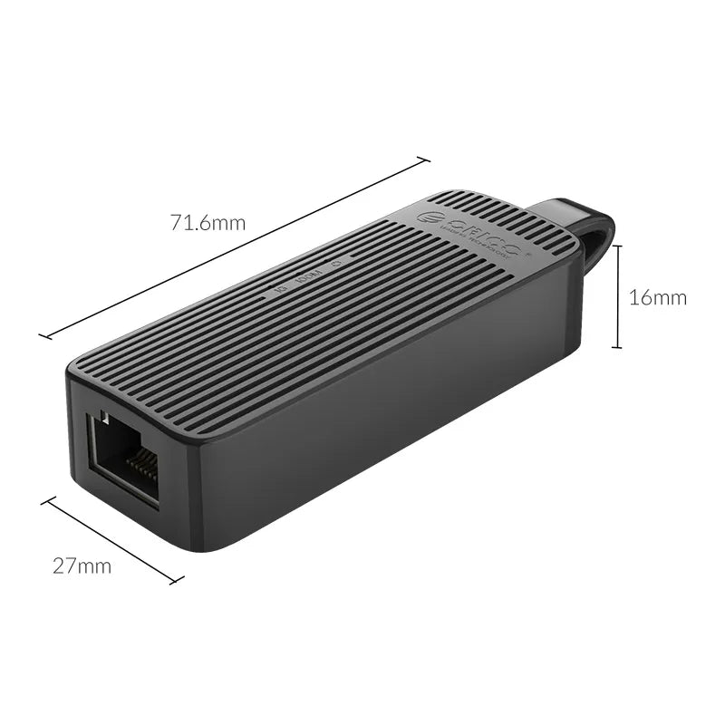 Orico UTK-U3 USB Type-A to Ethernet Adapter 1Gb - للتقنيات الحديثة TT TAB متجر