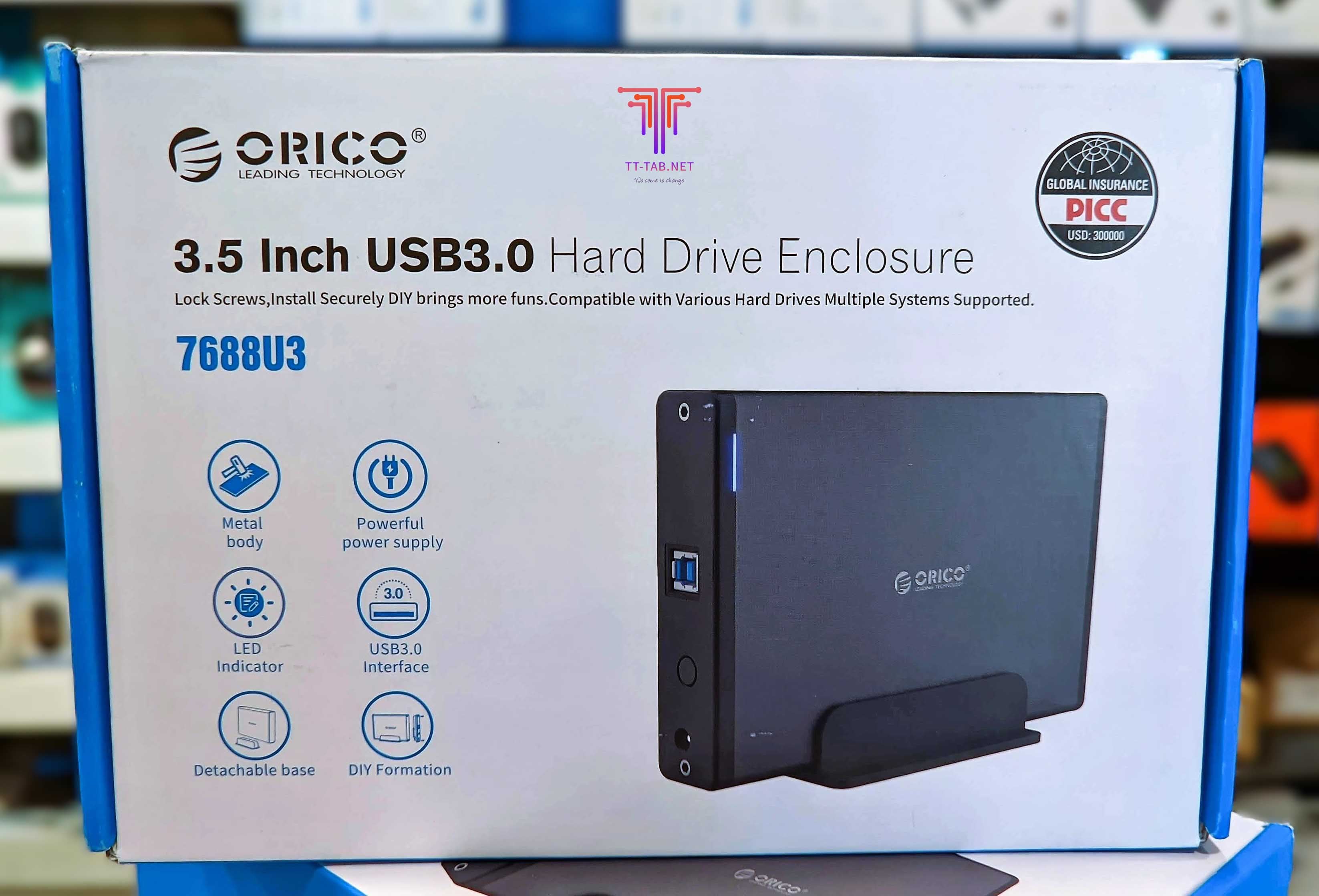 Orico 7688U3 SATA 3.5 Enclosure