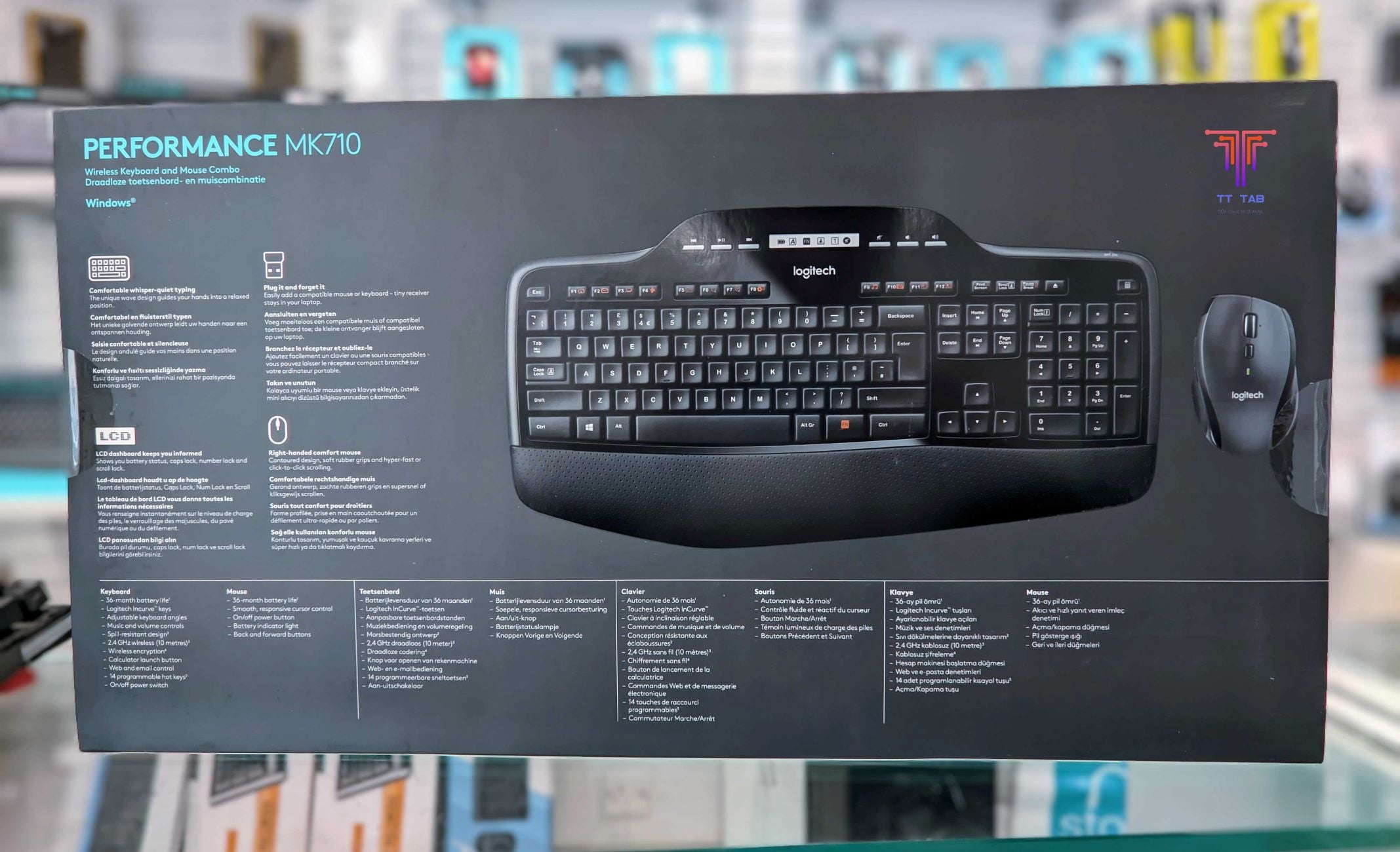 Logitech MK710 Performance Wireless Keyboard and Mouse Combo