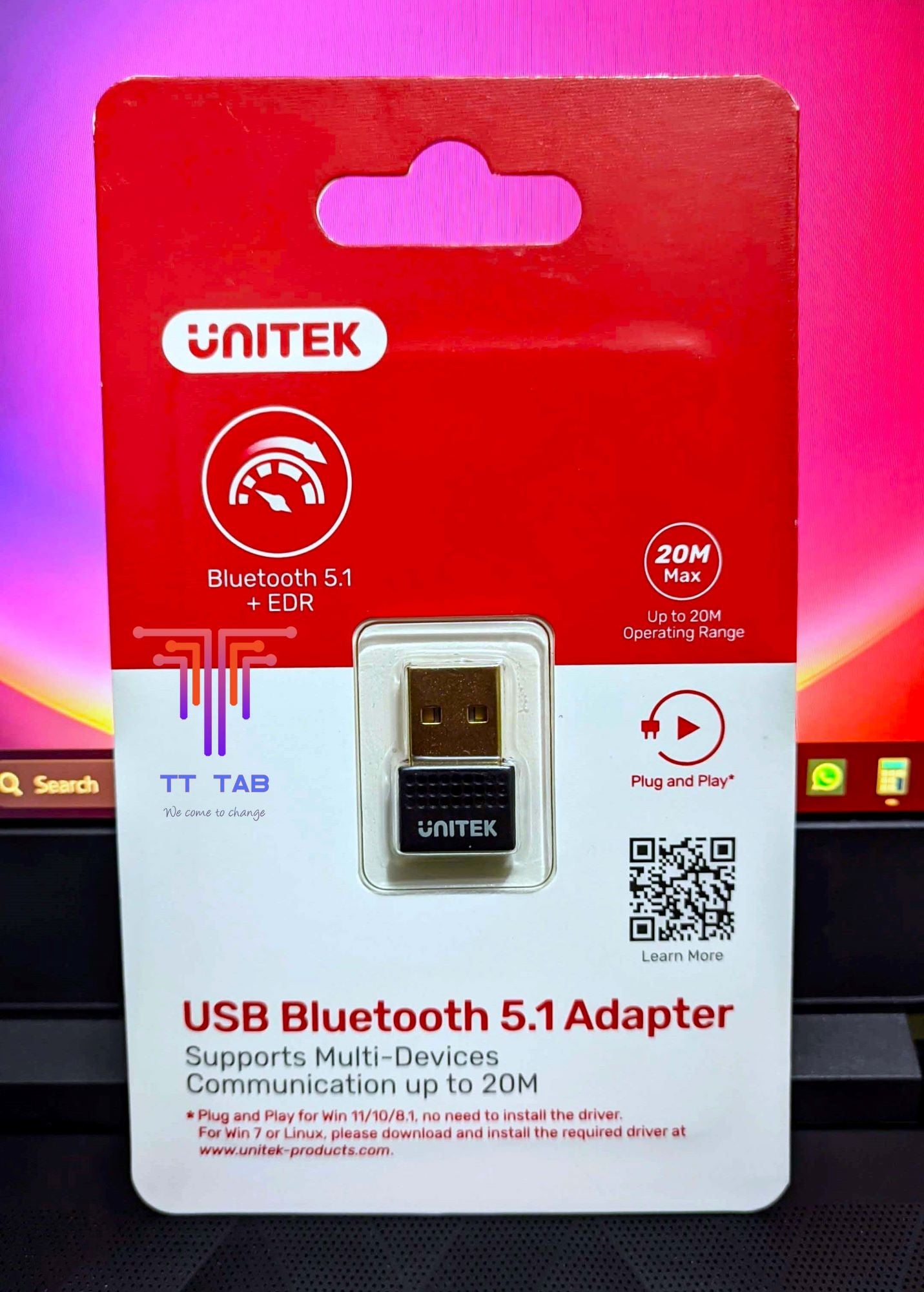 Unitek Bluetooth USB Adapter 5.1