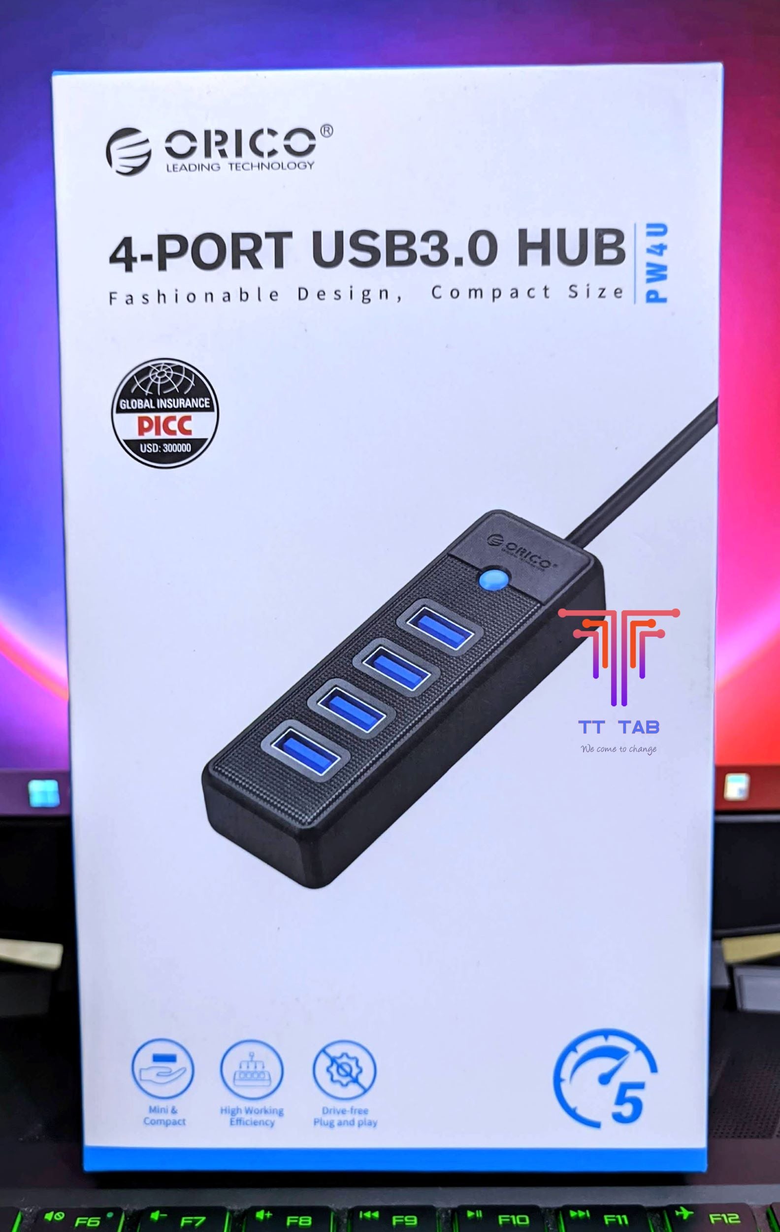 Orico PW4U-C3-015 USB HUB Type-C