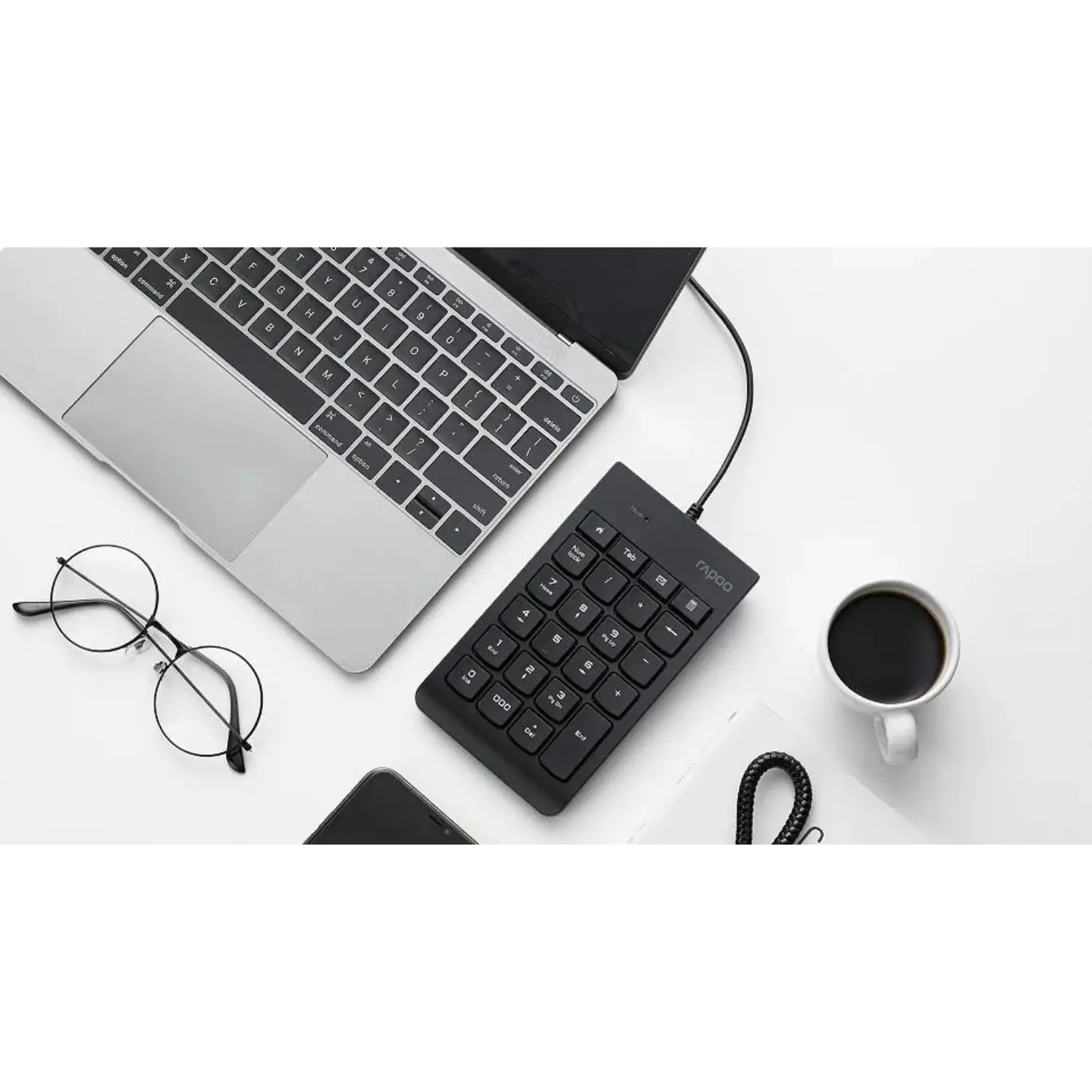 Rapoo K10 Wired Numeric Keypad - متجر TT Tab للتقنيات الحديثة