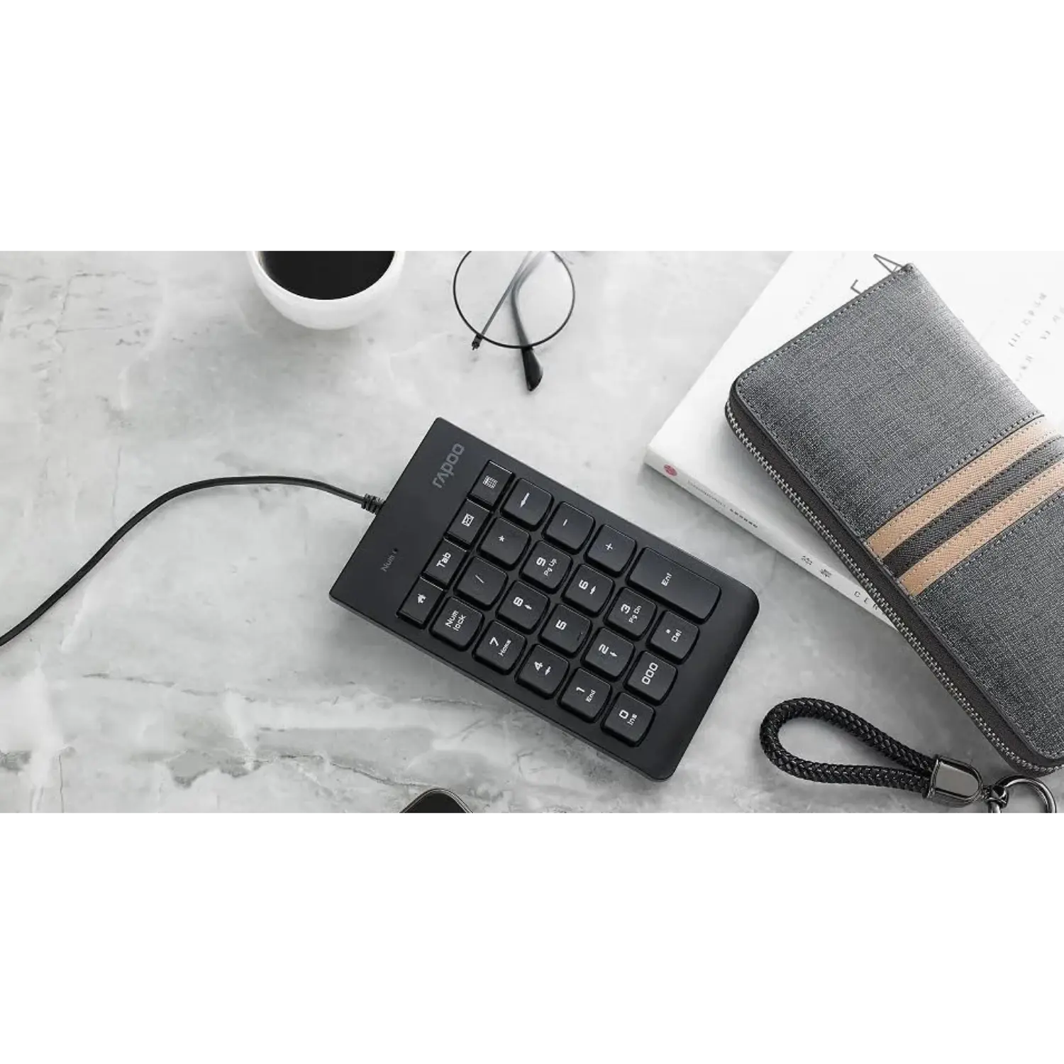 Rapoo K10 Wired Numeric Keypad - متجر TT Tab للتقنيات الحديثة