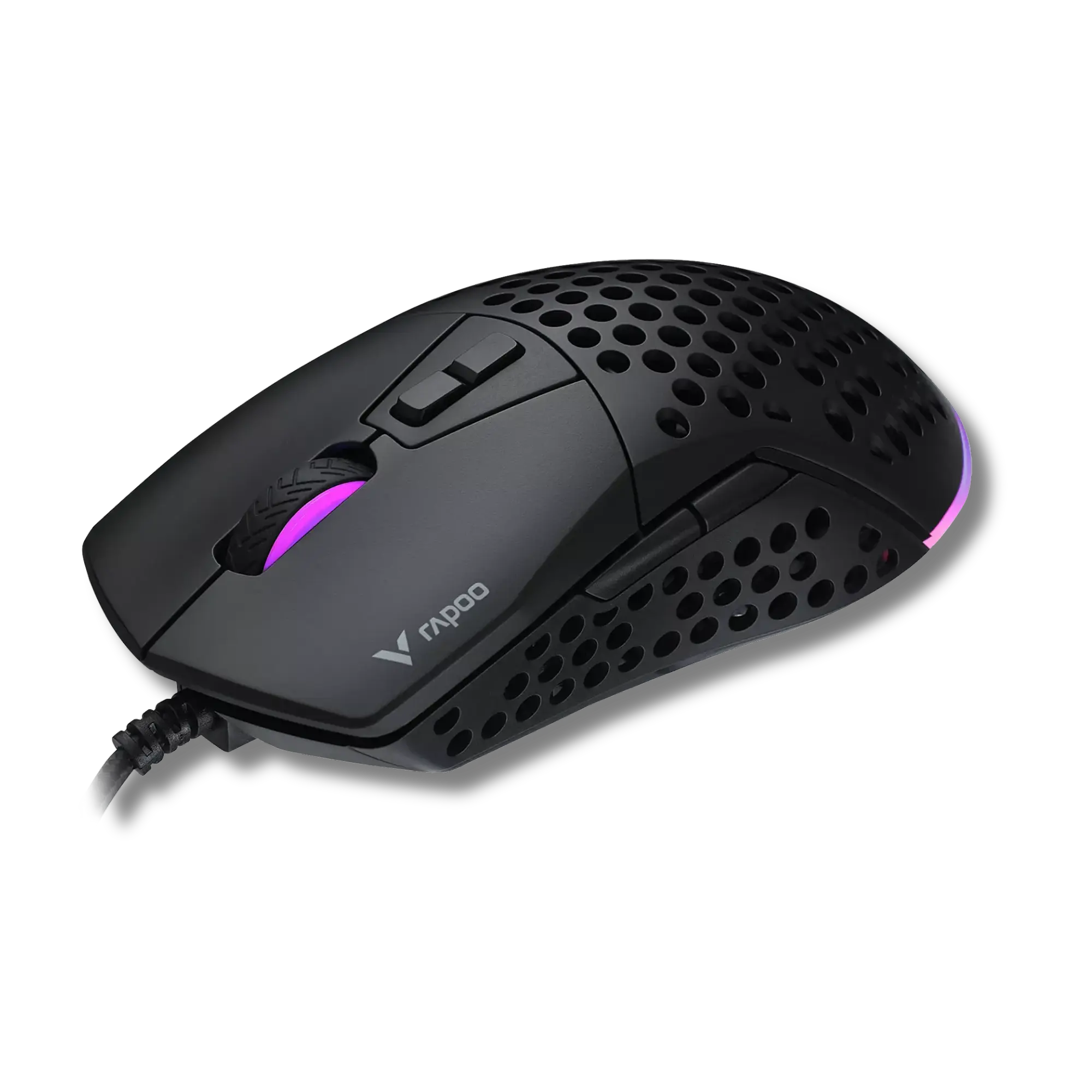 Rapoo V360 IR Gaming Optical Mouse with Customizable RGB - متجر TT Tab للتقنيات الحديثة