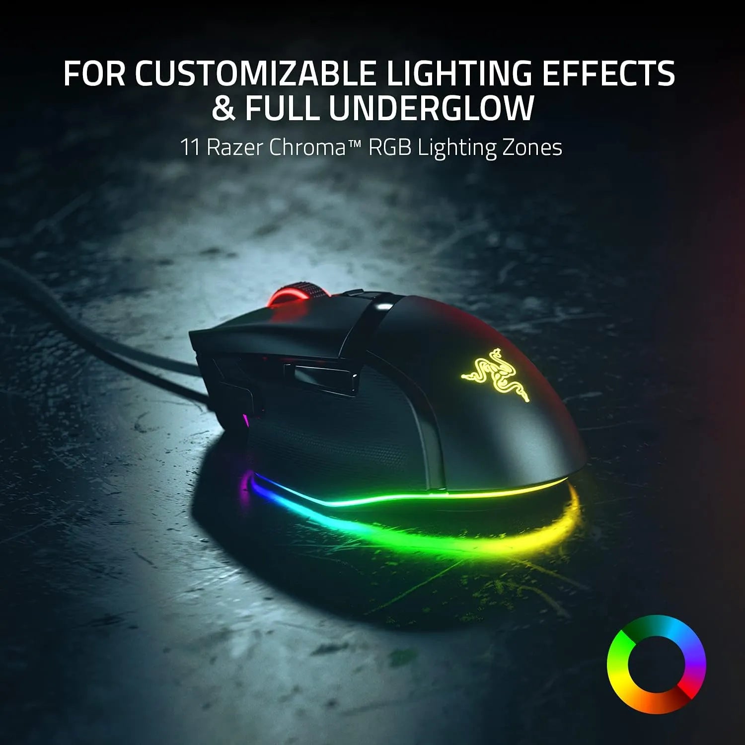 Razer Basilisk V3 Wired Optical Gaming Mouse - متجر TT Tab للتقنيات الحديثة