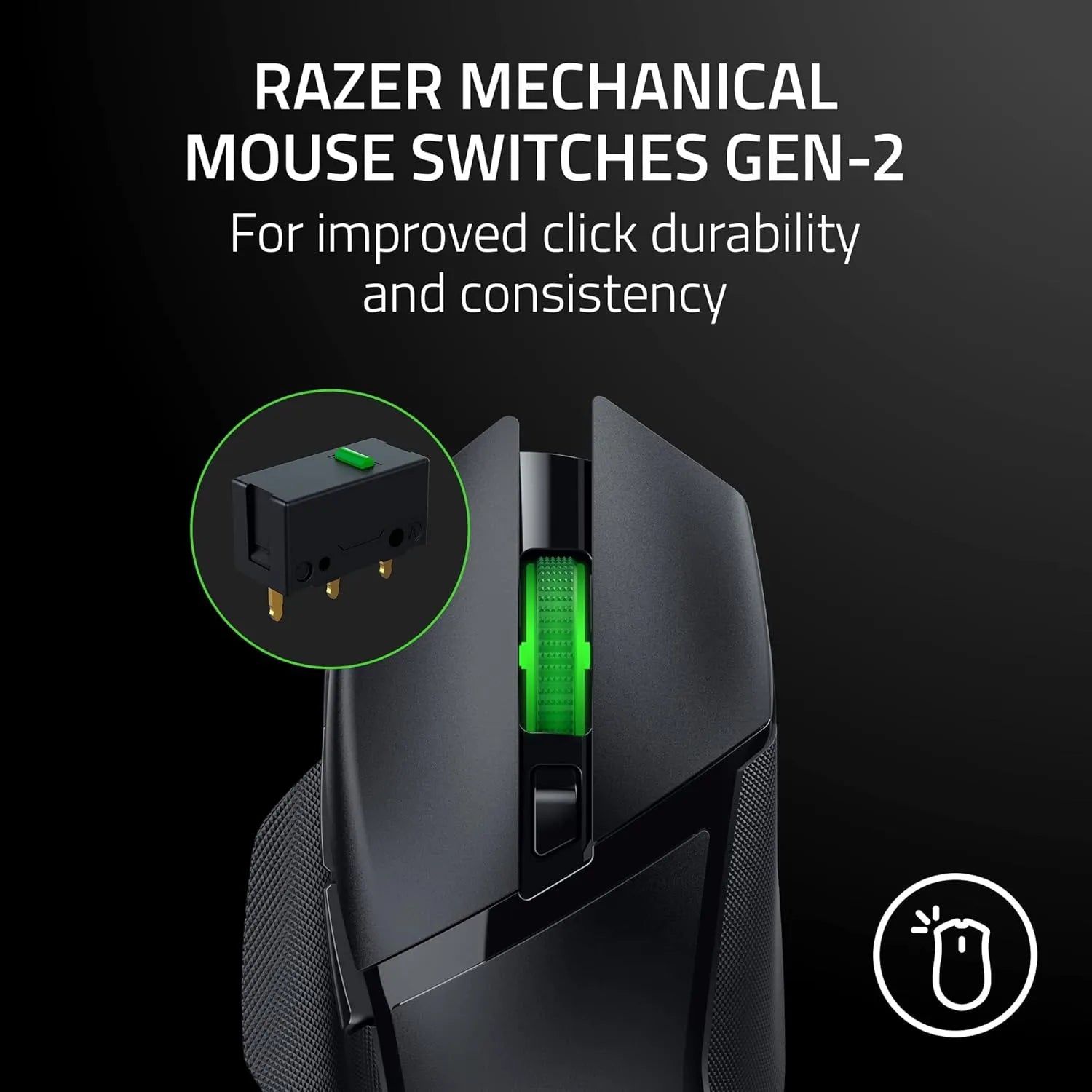 Razer Basilisk V3 X HyperSpeed Wireless Gaming Mouse Black - متجر TT Tab للتقنيات الحديثة