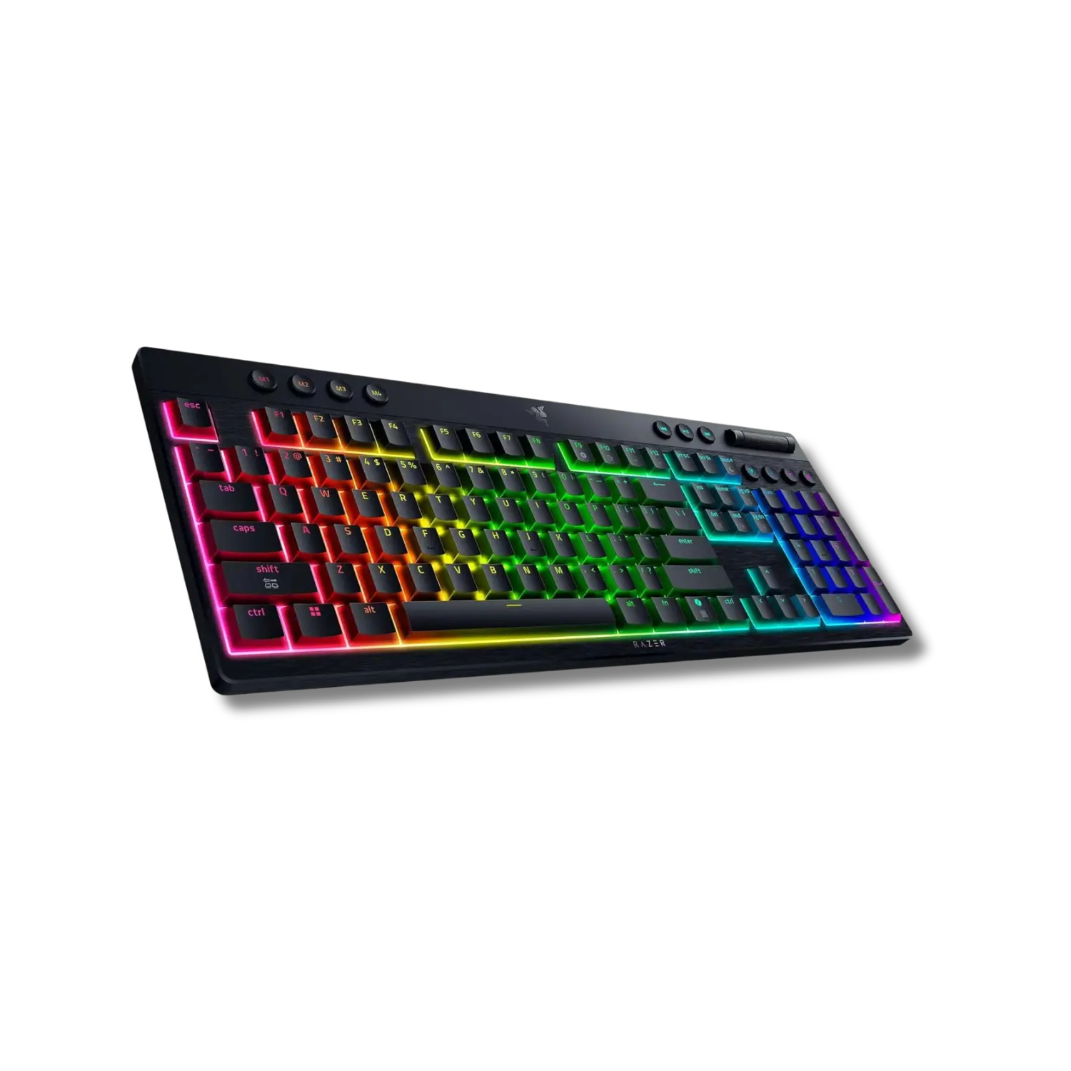 Razer BlackWidow V4 Low Profile HyperSpeed Wireless Gaming Keyboard with Multi-Function Roller and AI-Button - متجر TT Tab للتقنيات الحديثة
