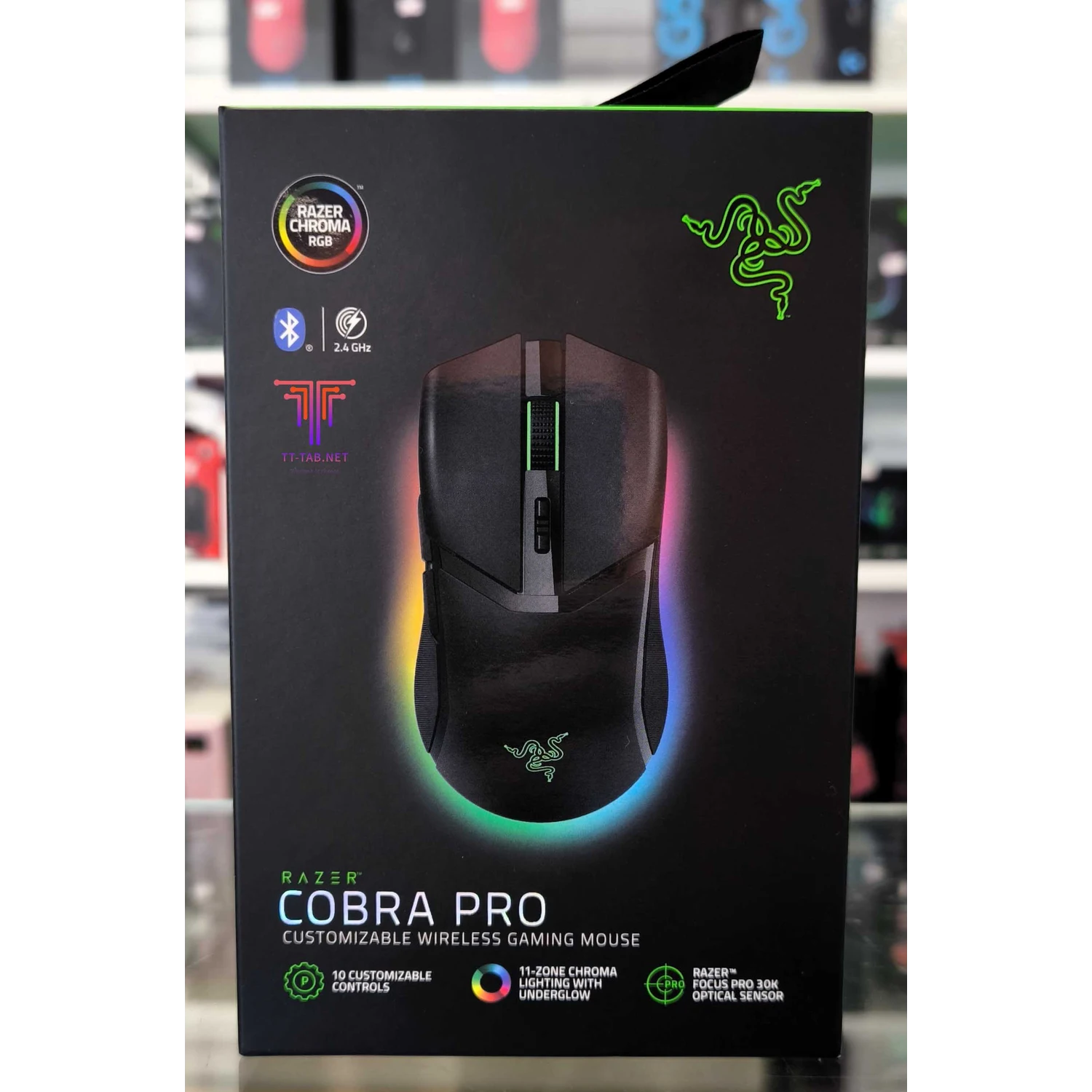 Razer Cobra Pro Tri-Mode Connection Wireless Gaming Mouse with 30K Optical Sensor - متجر TT Tab للتقنيات الحديثة