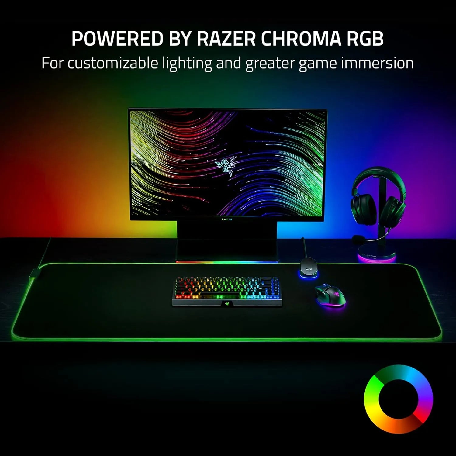 Razer Goliathus Chroma 3XL Soft Gaming Mouse Mat with Razer Chroma - متجر TT Tab للتقنيات الحديثة