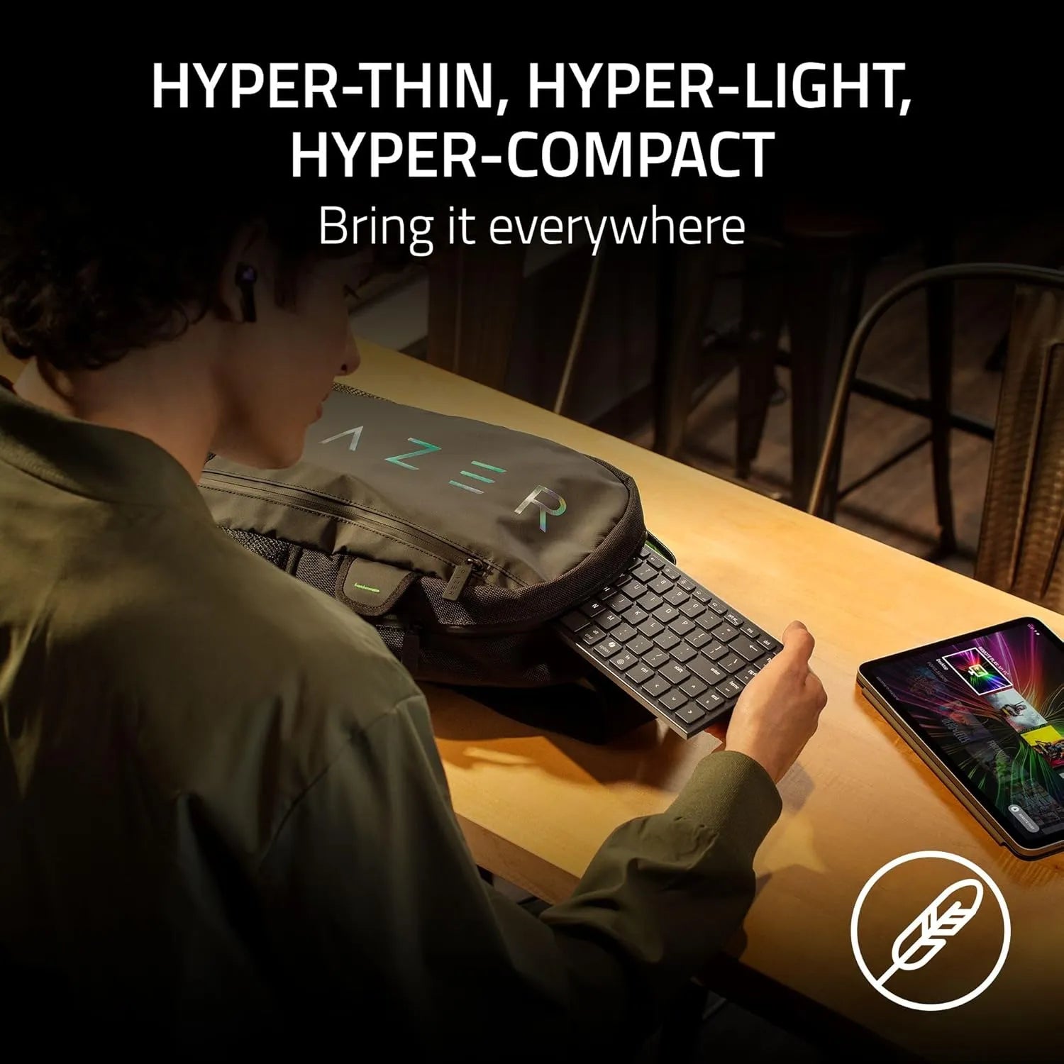 Razer Joro Portable Bluetooth Multi-Pairing & Wired Gaming Keyboard with AI-Hotkey - متجر TT Tab للتقنيات الحديثة