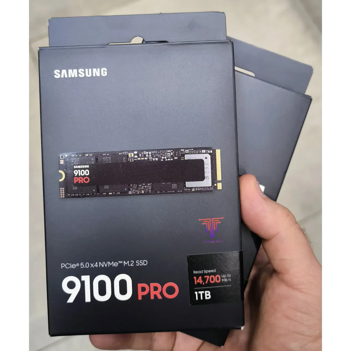 Samsung 9100 Pro SSD NVMe Gen5 with DRAM - متجر TT Tab للتقنيات الحديثة