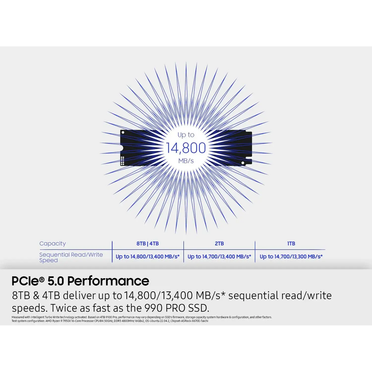 Samsung 9100 Pro SSD NVMe Gen5 with DRAM - متجر TT Tab للتقنيات الحديثة