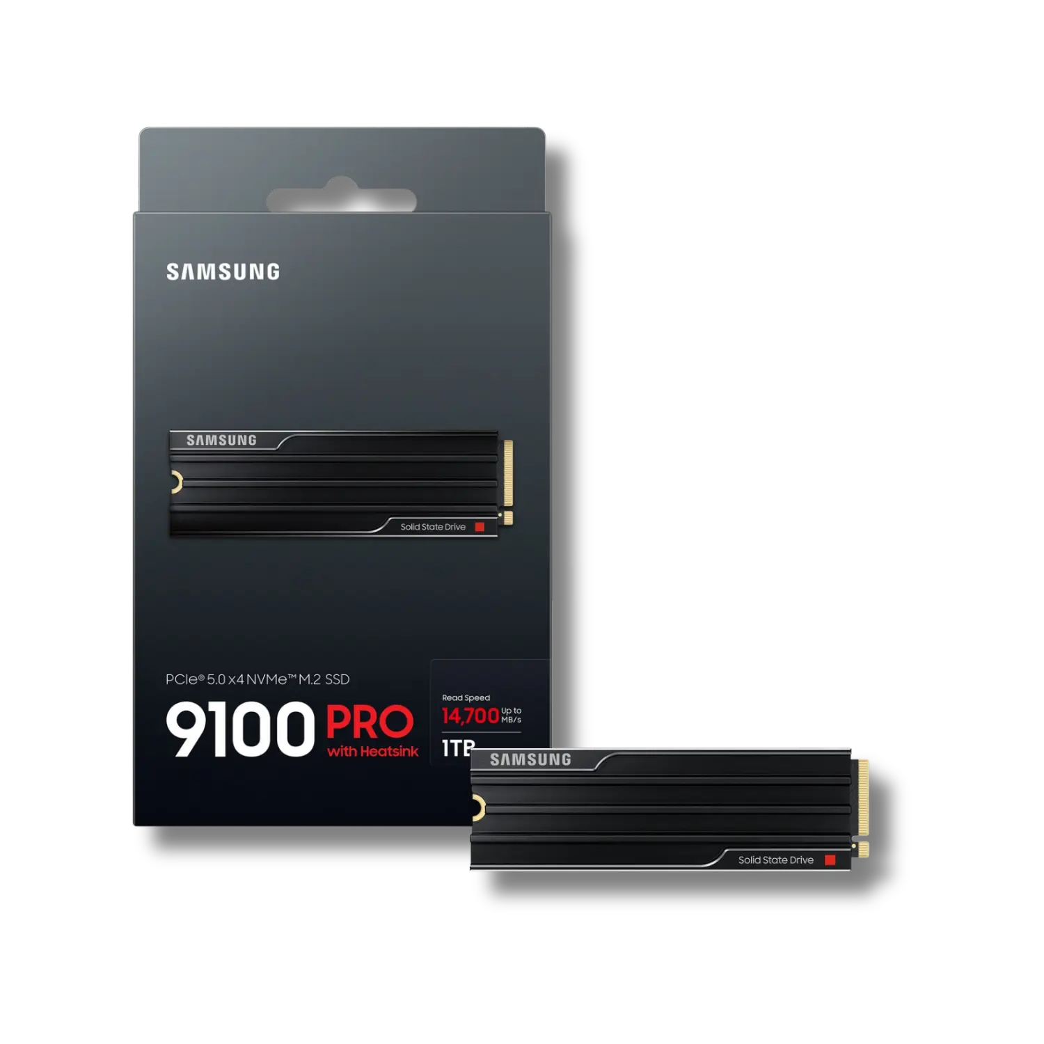 Samsung 9100 Pro with Heatsink SSD NVMe Gen5 - للتقنيات الحديثة TT TAB متجر