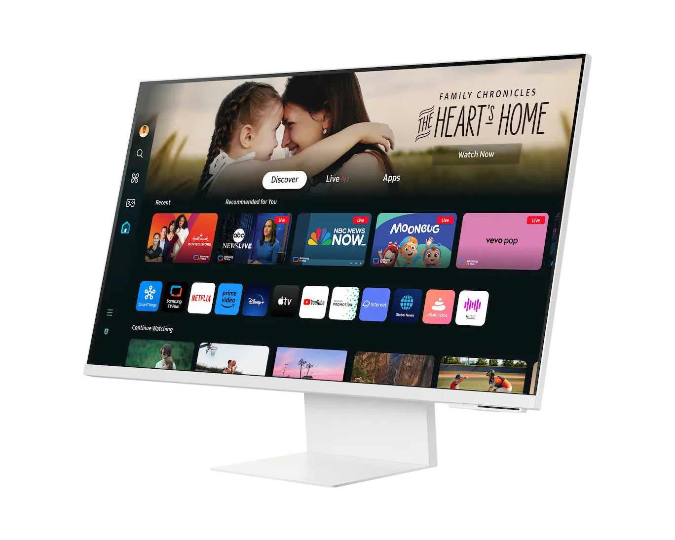 Samsung Smart Monitor M8 4K VA HDR10+ sRGB 99% Color 1B with Webcam- متجر TT Tab للتقنيات الحديثة