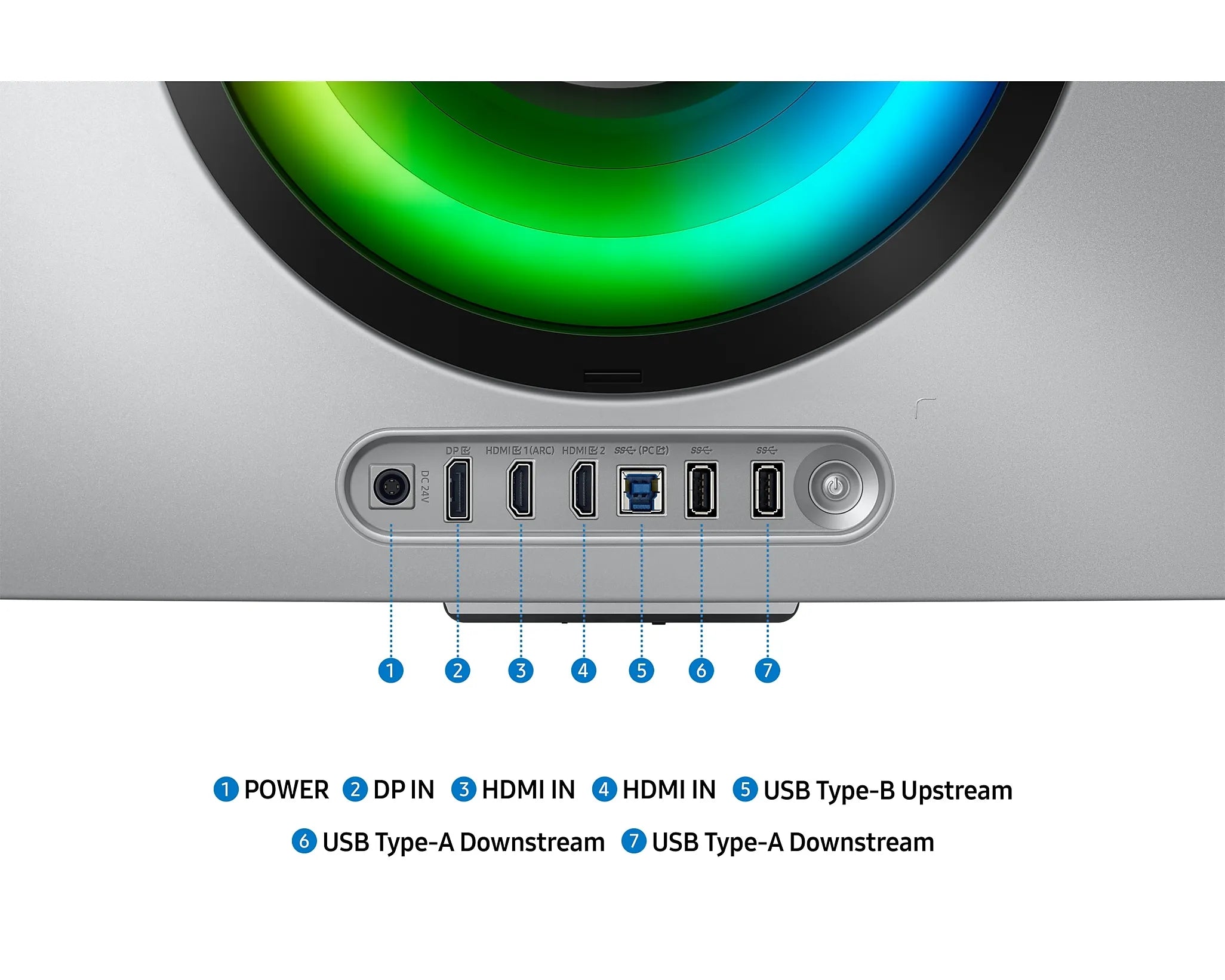 Samsung Odyssey OLED G8 Smart Curved Ultra Wide QHD 175Hz 0.03ms HDR10+ Gaming - للتقنيات الحديثة TT TAB متجر