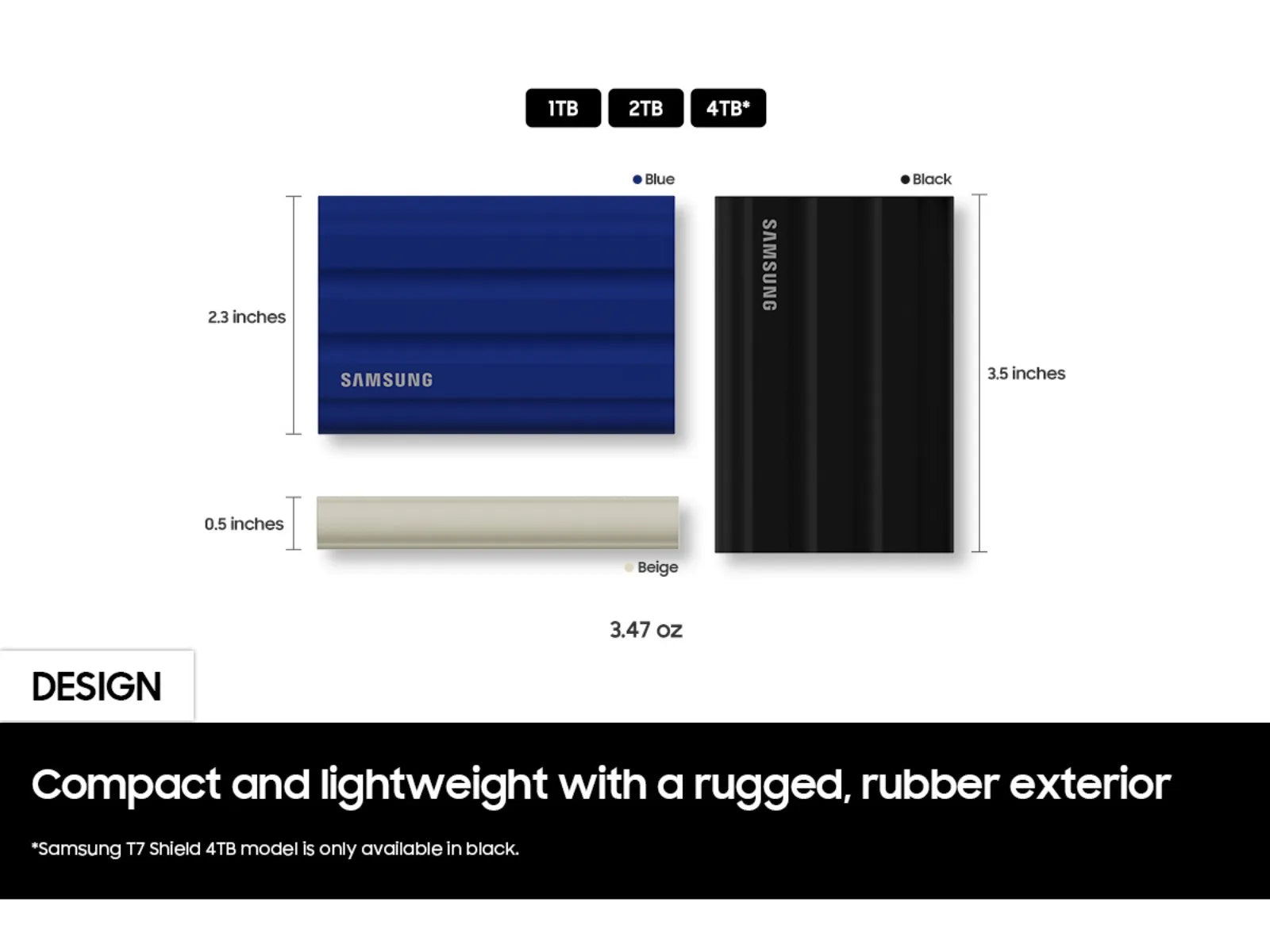 Samsung T7 Shield External SSD - للتقنيات الحديثة TT TAB متجر