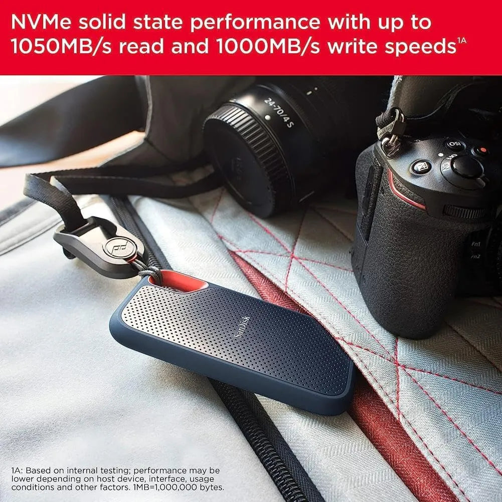 SanDisk Extreme Portable SSD 1050MB/s - للتقنيات الحديثة TT TAB متجر