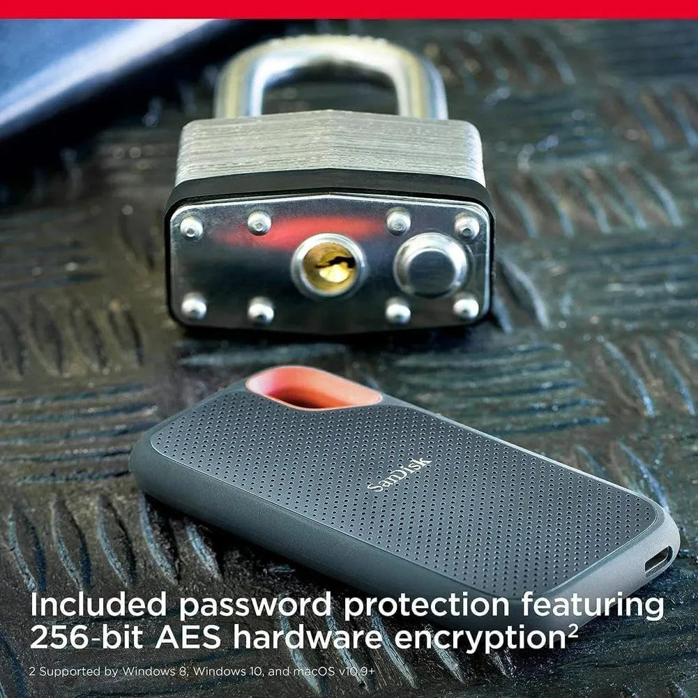SanDisk Extreme Portable SSD 1050MB/s - للتقنيات الحديثة TT TAB متجر