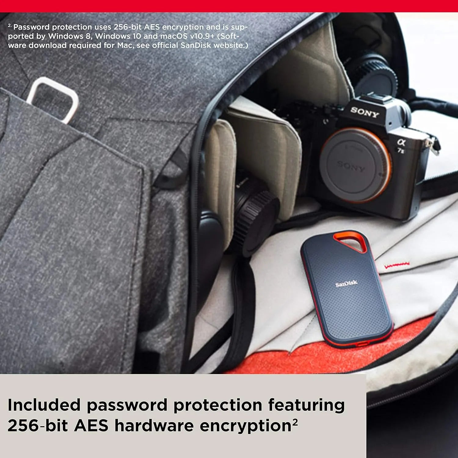 SanDisk Extreme Pro Portable SSD 2000MB/s - للتقنيات الحديثة TT TAB متجر